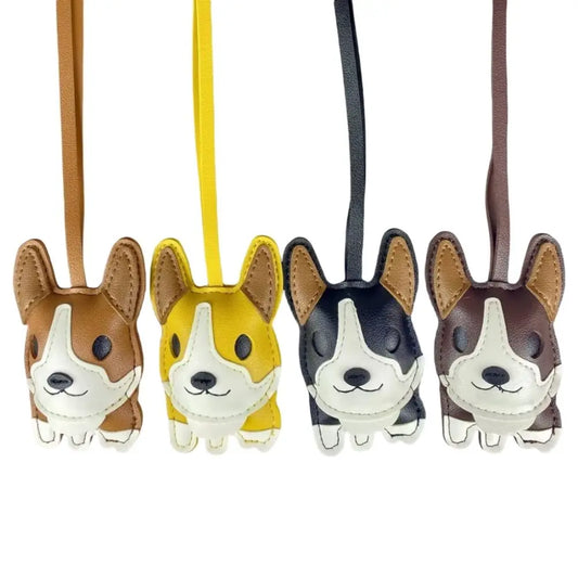 Corgi PU Leather Keytags