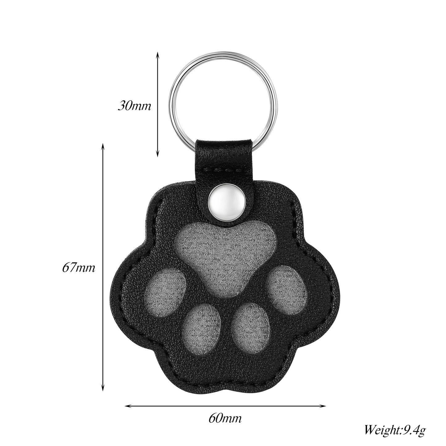 Pet Fur Memorial Keychain