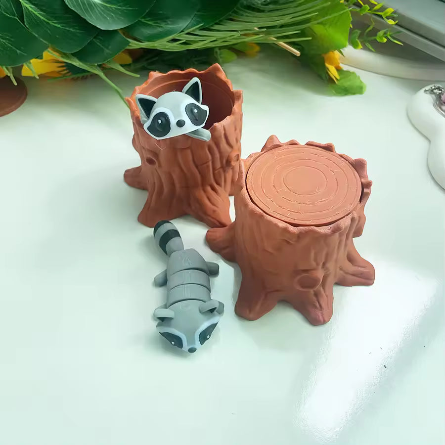 3D Printed Raccoon Toys