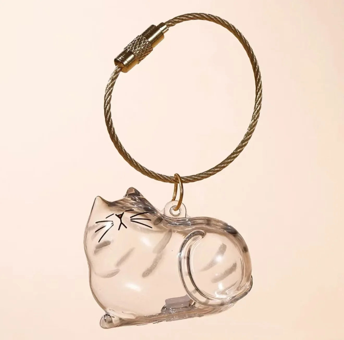 Pet fur Storage Keychain by Style's Bug