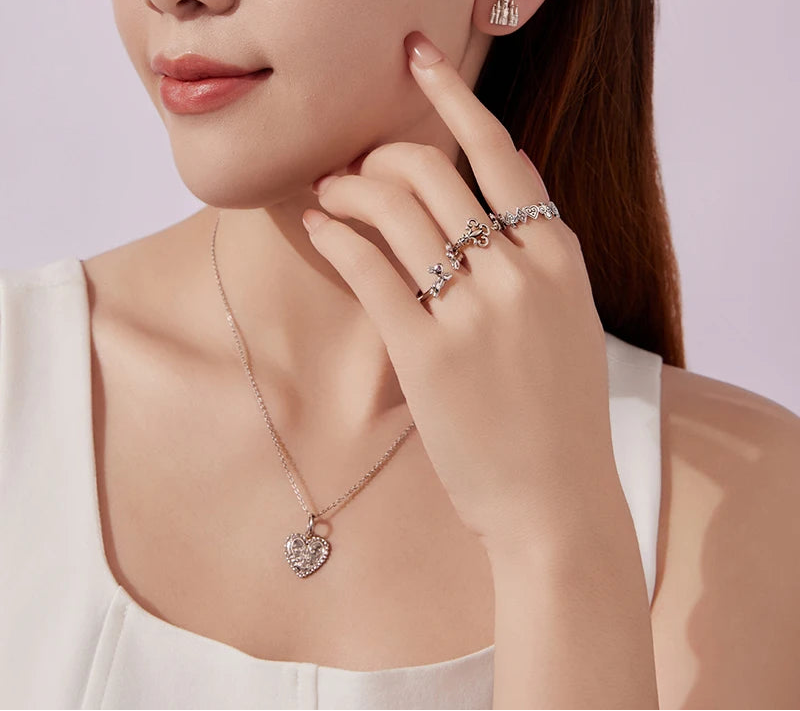 "The Bunny Couple" s925 ring