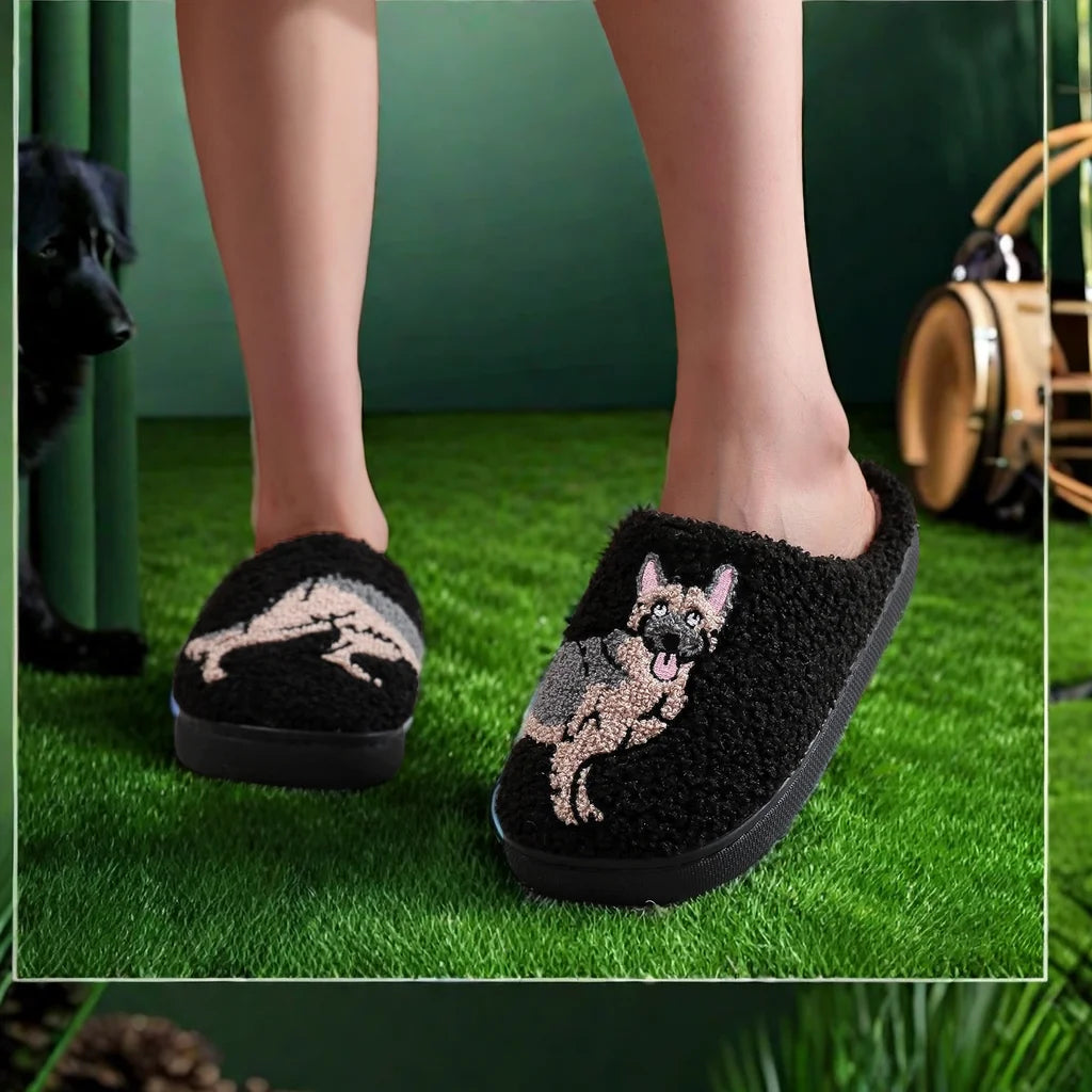 German Shepherd Slippers