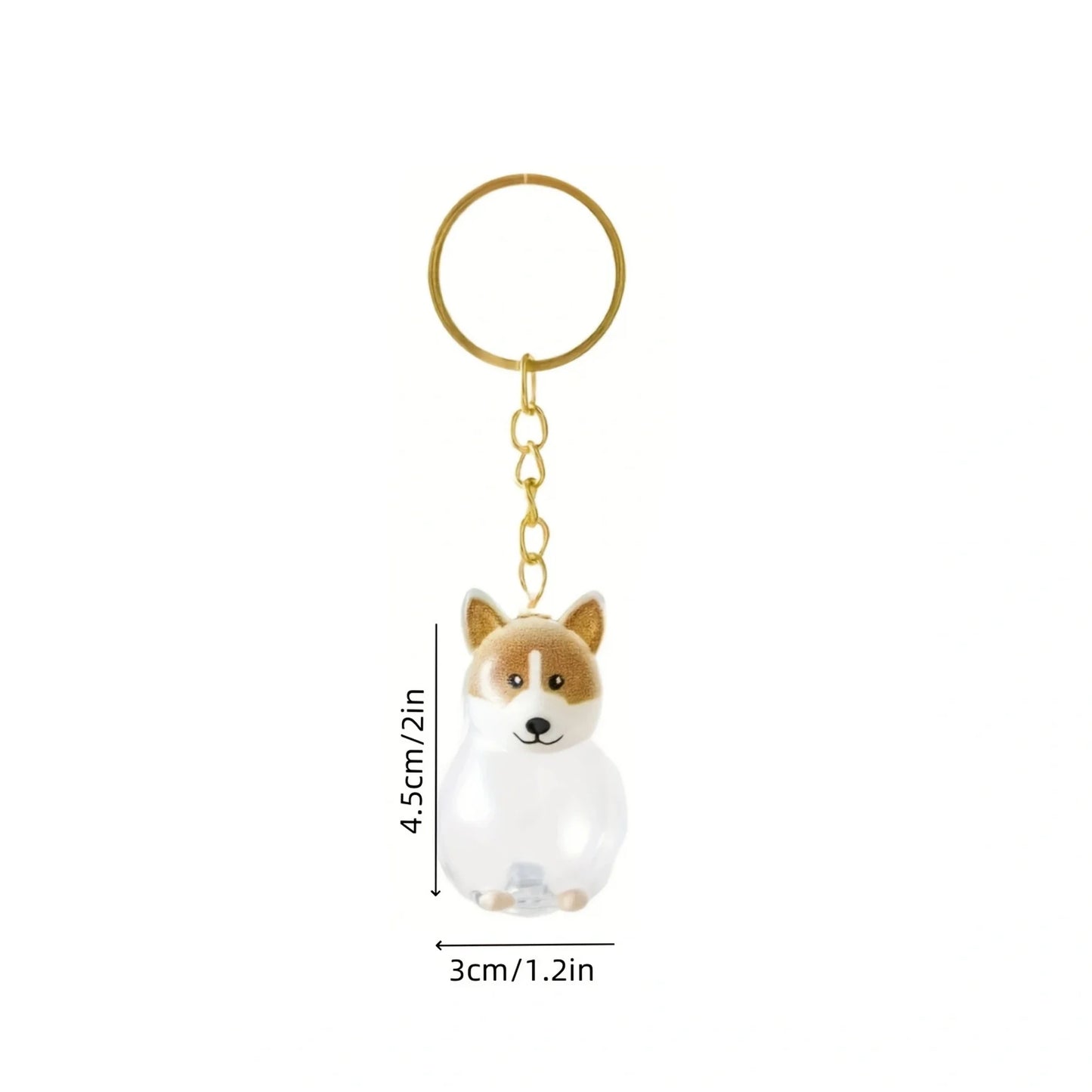 Pet fur Storage Keychain by Style's Bug
