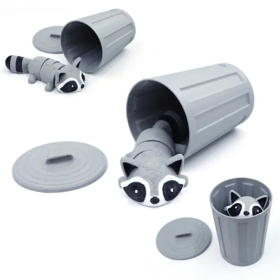 3D Printed Raccoon Toys