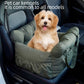 Comfy Dog Car Seat with Safety Belt + Can use as a carrier too