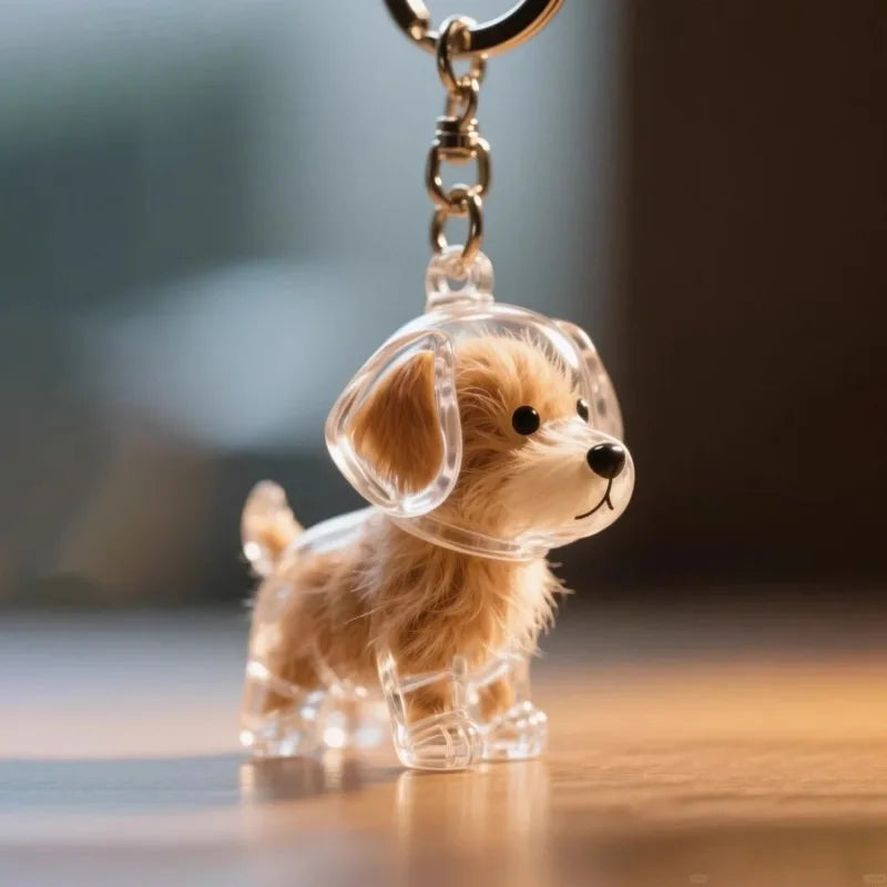 Pet fur Storage Keychain by Style's Bug