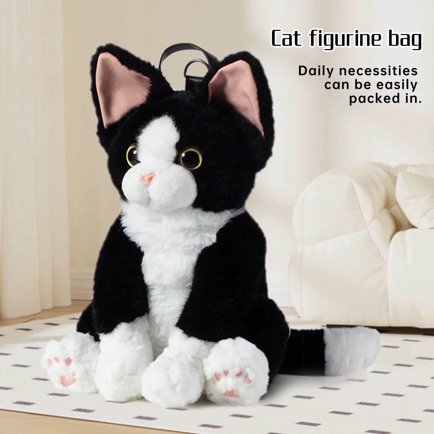 Tuxedo Plushie Backpack