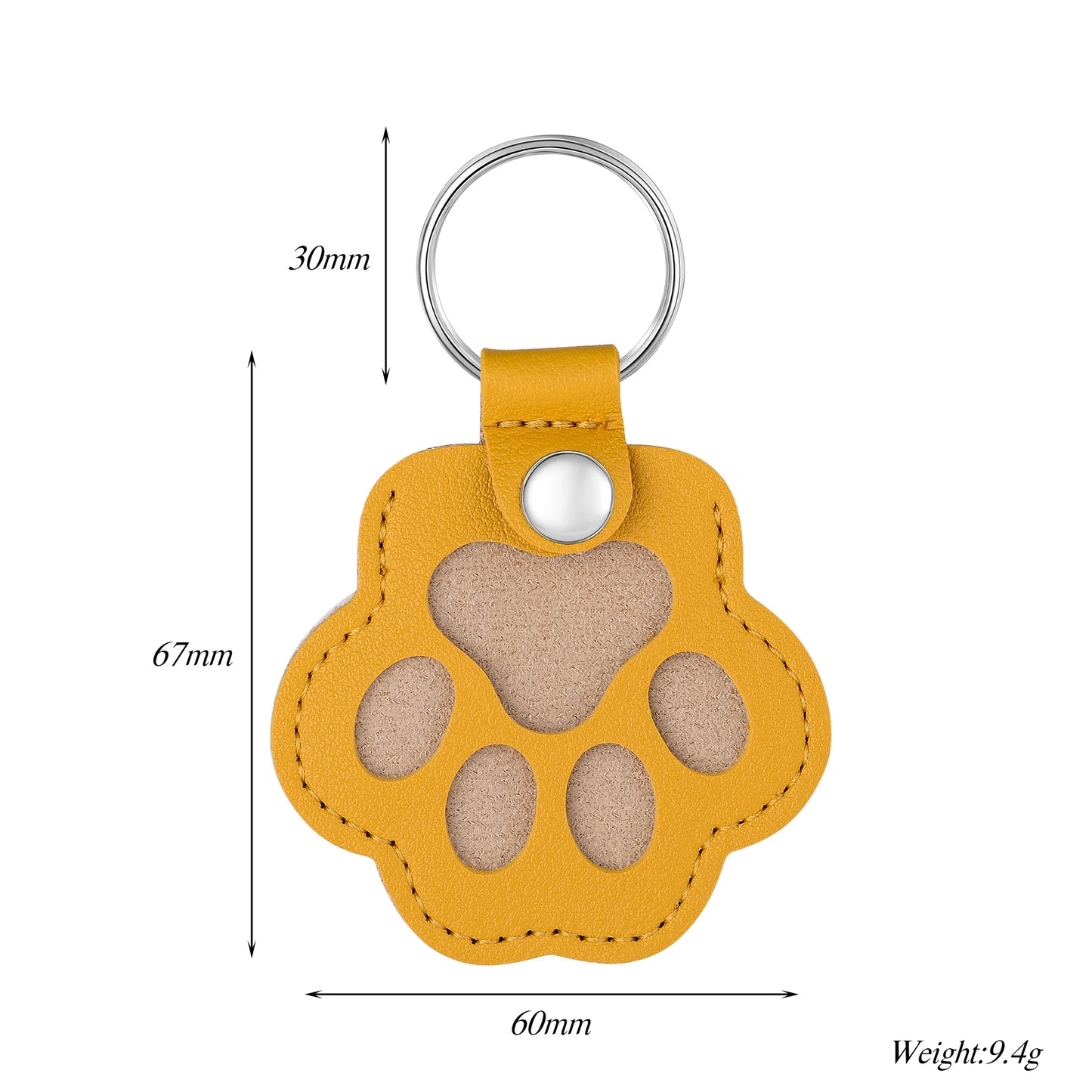 Pet Fur Memorial Keychain