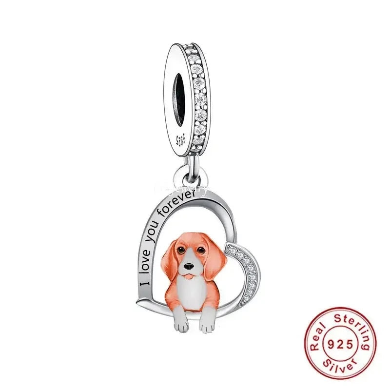 "I love you forever" Dog Pendants - Style's Bug Beagle / Only Pendant