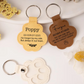 Pet Fur Memorial Keychain