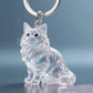 Pet fur Storage Keychain by Style's Bug
