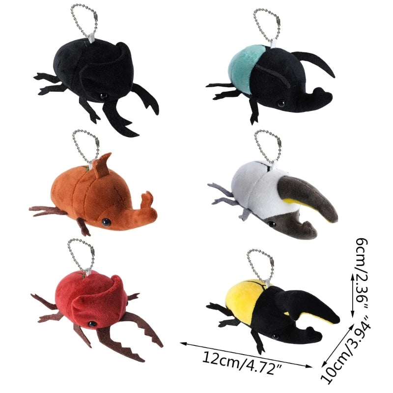 Beetle Plushie Keychains