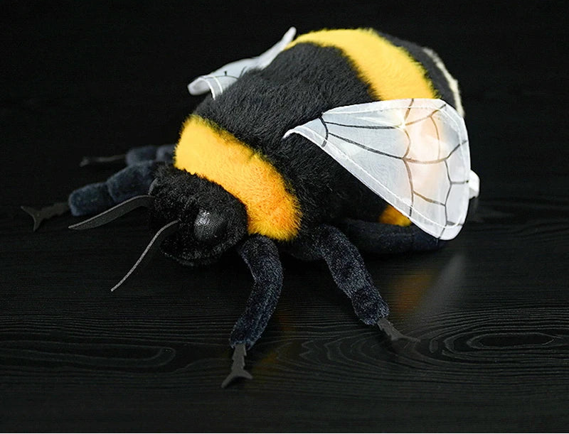 Realistic Chubby Bumblebee Plushie
