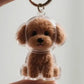 Pet fur Storage Keychain by Style's Bug