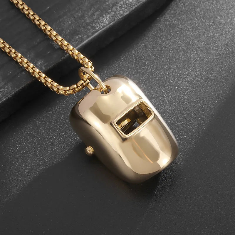 Realistic Welder Mask Necklaces