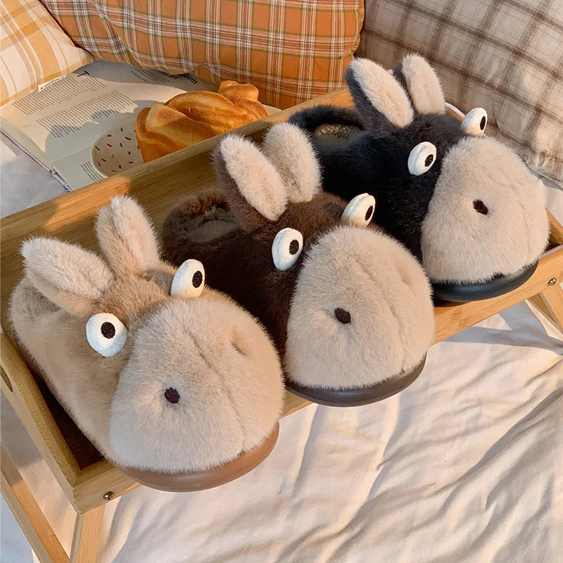 Cozy Donkey Slippers