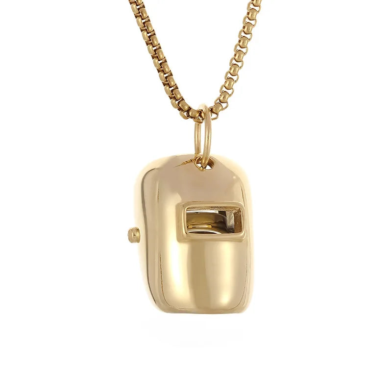 Realistic Welder Mask Necklaces