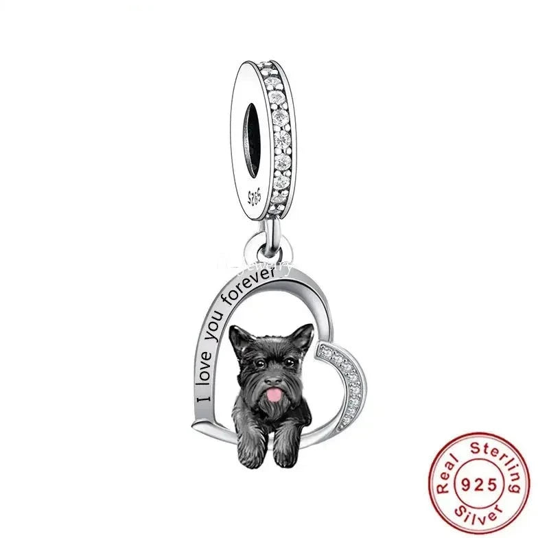 "I love you forever" Dog Pendants - Style's Bug Scottish Terrier / Only Pendant