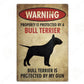 Vintage Dog Warning signs