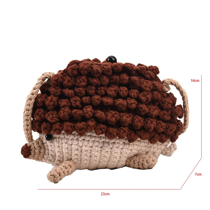 Hedgehog Woven Shoulder Bag