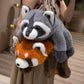 "Raccoon & Red Panda Family" Plushies