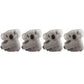 Realistic Plush Koala Hair Clips