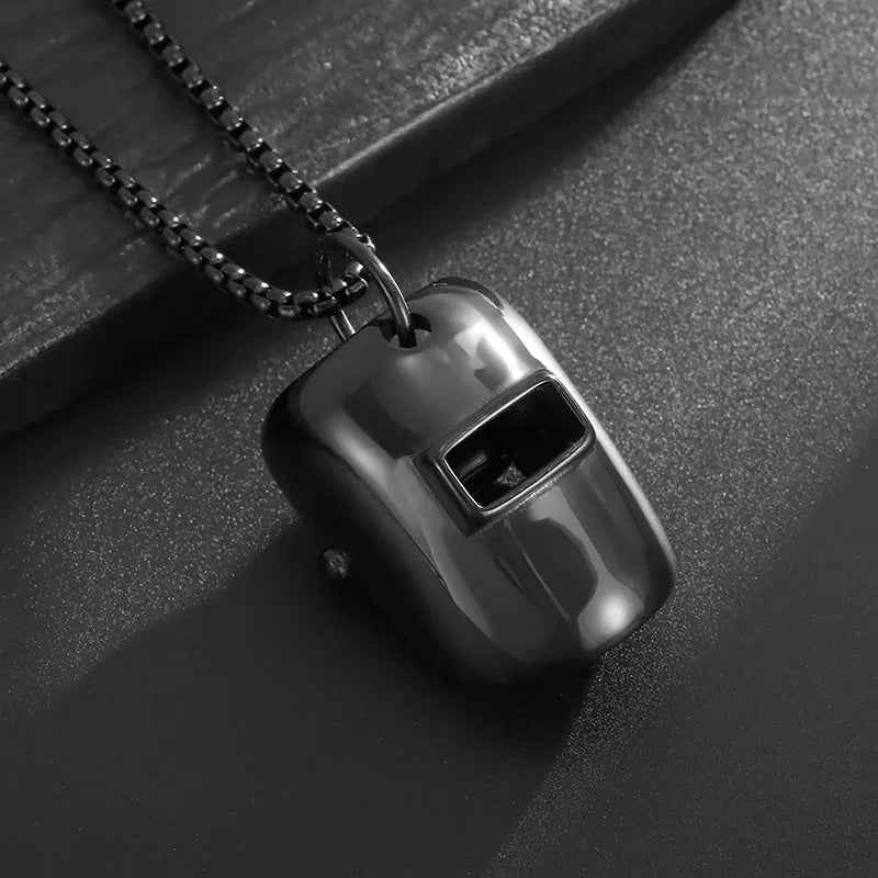 Realistic Welder Mask Necklaces