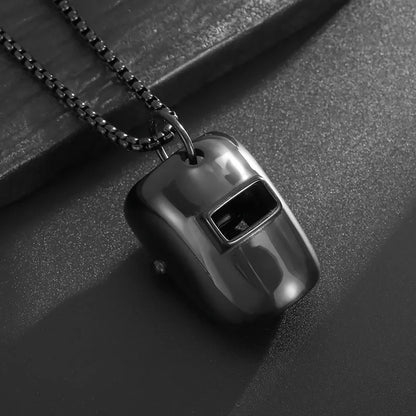 Realistic Welder Mask Necklaces