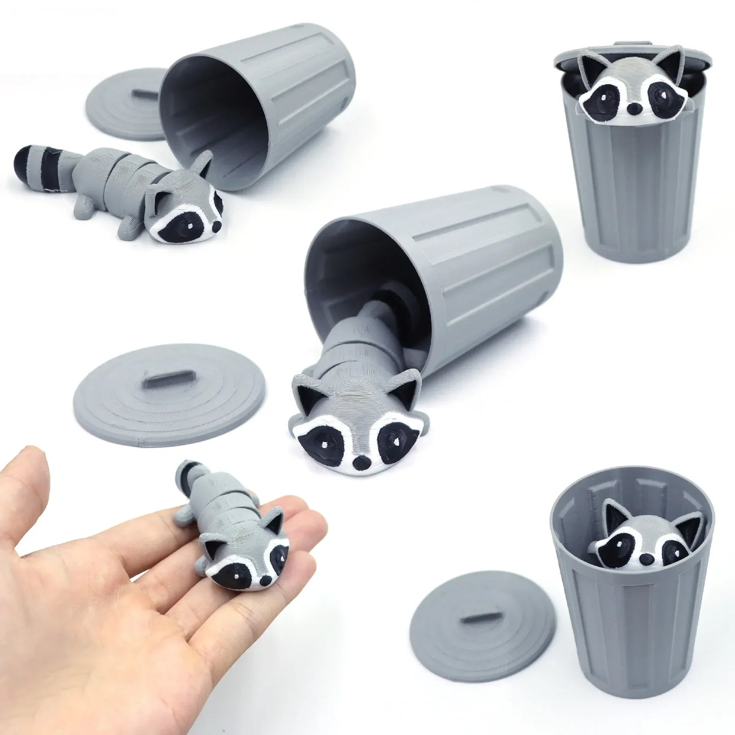 3D Printed Raccoon Toys