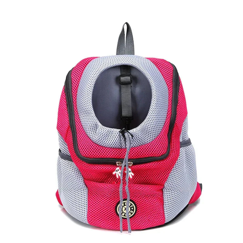 Double Shoulder Pet Mesh Backpack