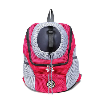 Double Shoulder Pet Mesh Backpack