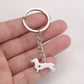 Realistic Dachshund Keychains