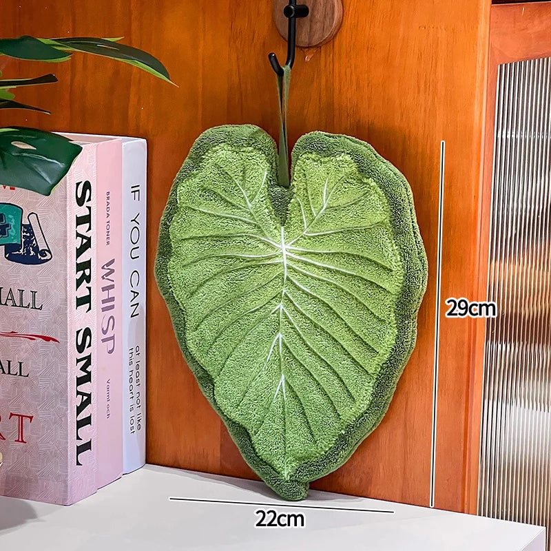 Super Absorbent Leaf Hand Towels