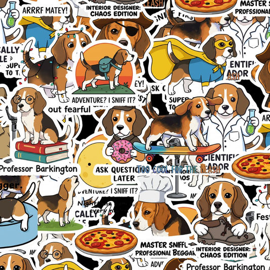 Beagle Sticker Pack by Style's Bug