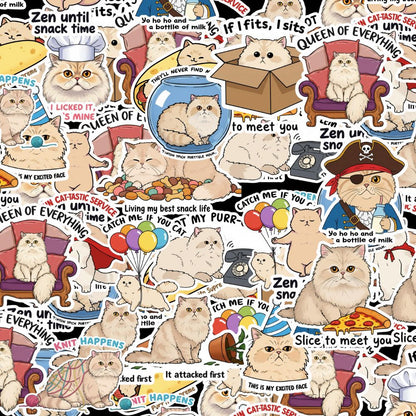 Persian Cat Sticker Pack by Style's Bug