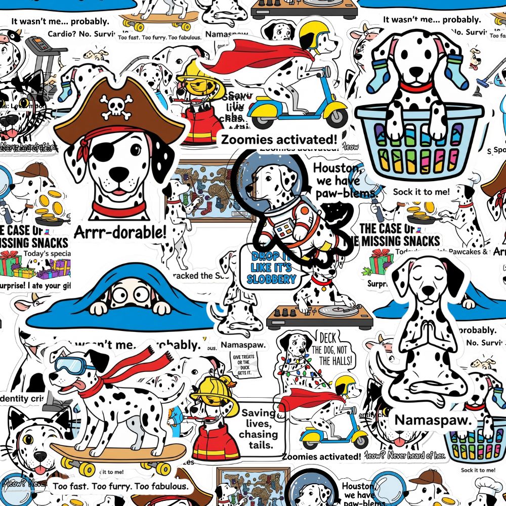 Dalmatian Sticker Pack by Style's Bug