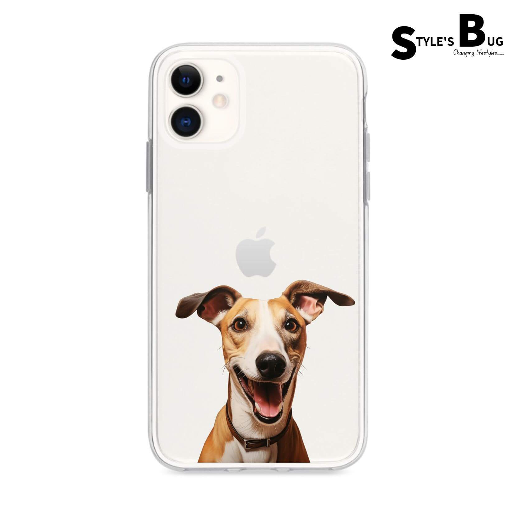 Smiling Dog phone cases from Style's Bug (UV printed) - Style's Bug Greyhound