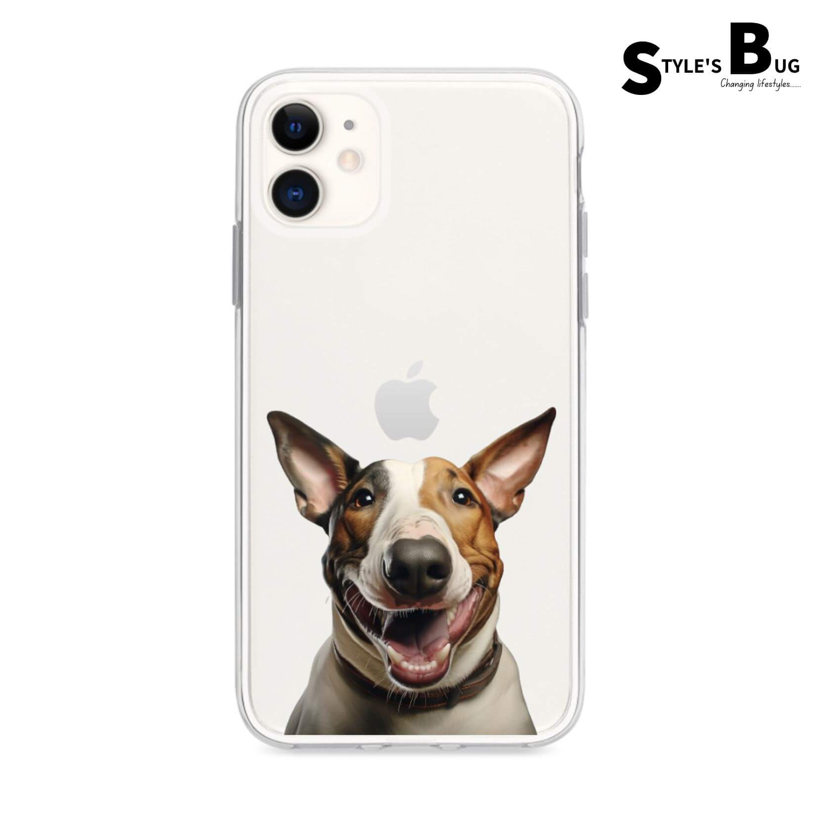 Smiling Dog phone cases from Style's Bug (UV printed) - Style's Bug Bull Terrier