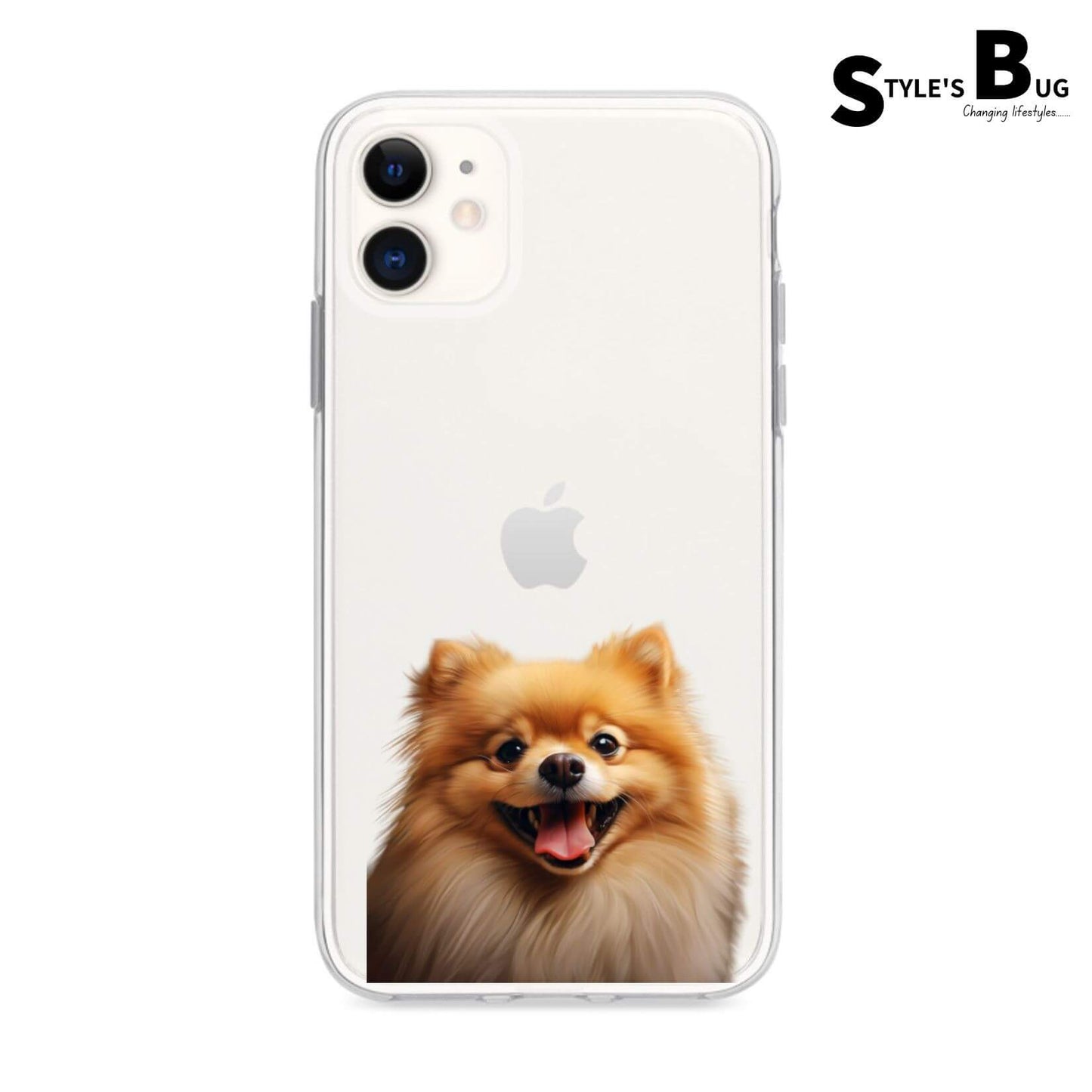 Smiling Dog phone cases from Style's Bug (UV printed) - Style's Bug Pomeranian