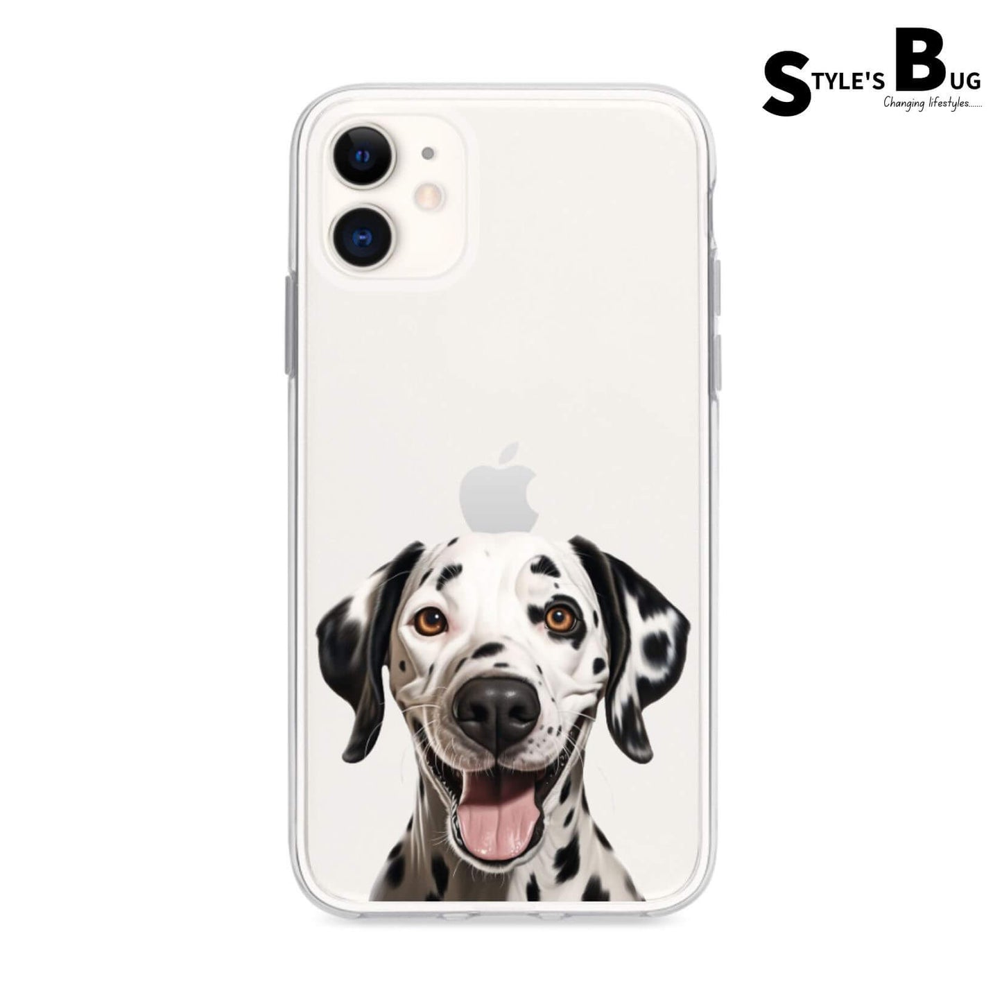 Smiling Dog phone cases from Style's Bug (UV printed) - Style's Bug Dalmatian