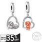 "I Love you Forever" Dachshund pendants