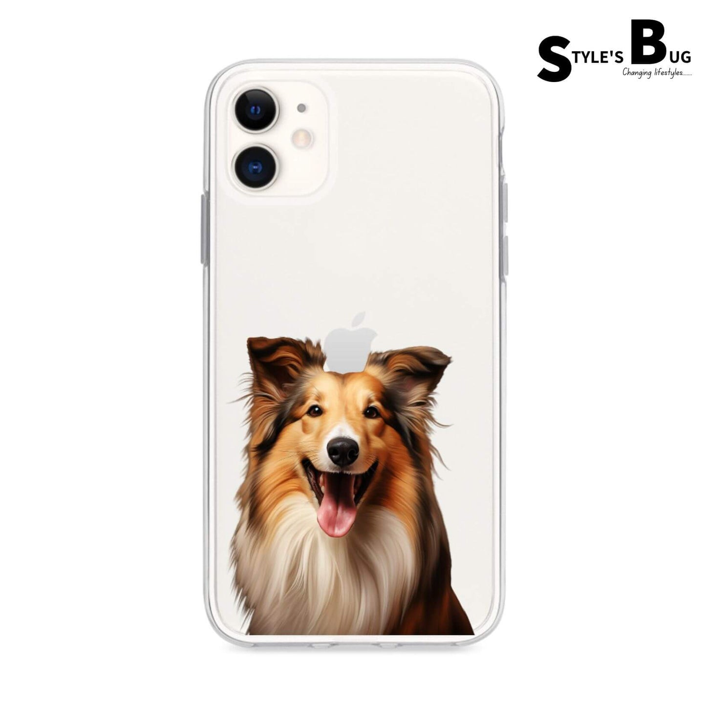 Smiling Dog phone cases from Style's Bug (UV printed) - Style's Bug Rough Collie