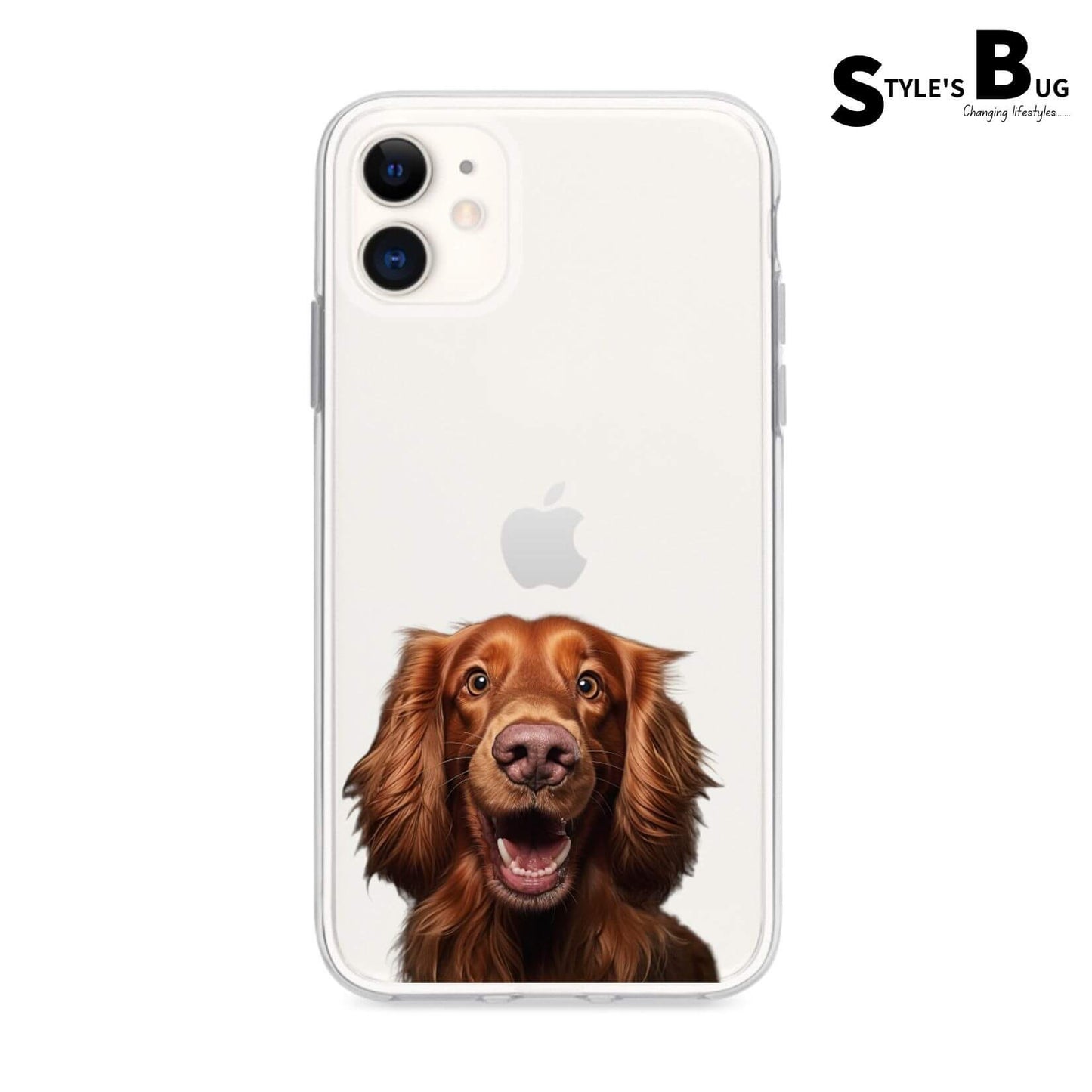 Smiling Dog phone cases from Style's Bug (UV printed) - Style's Bug Irish Setter