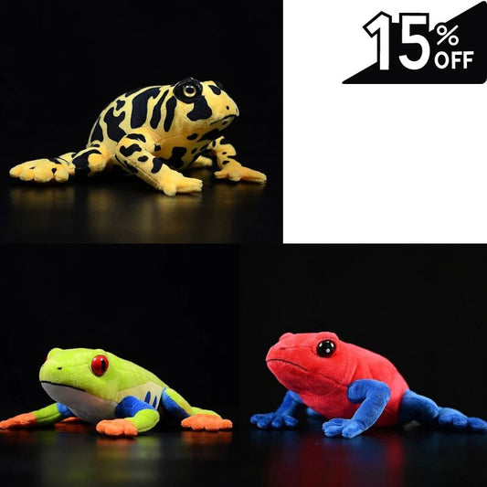 Realistic Frog Plushies - Central American Species