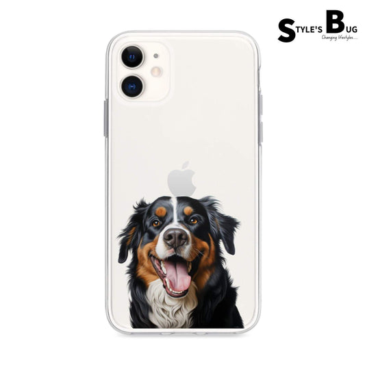 Smiling Dog phone cases from Style's Bug (UV printed) - Style's Bug Bernese Mountain dog