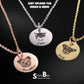 Custom Titanium pet photo & name necklace by SB