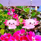 Smiling Axolotls - Hypoallergenic jewelry