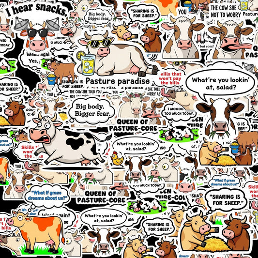 Cow Sticker Pack by Style's Bug
