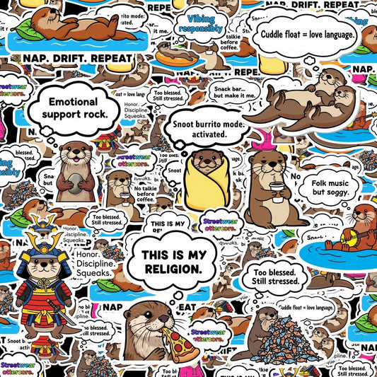 Otter Sticker Pack by Style's Bug