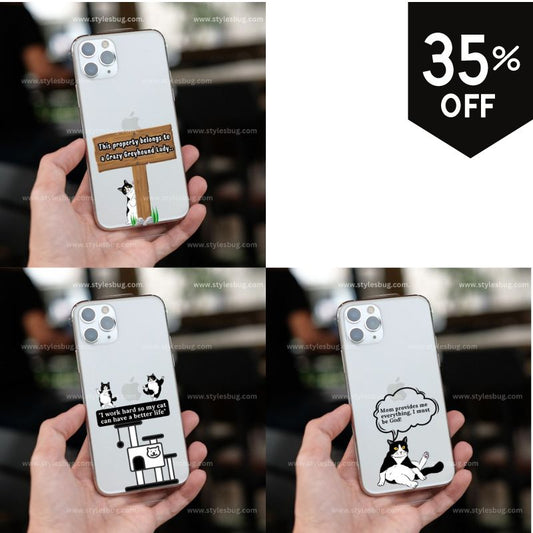 Funny Cat Breed phone cases from Style's Bug (UV printed)